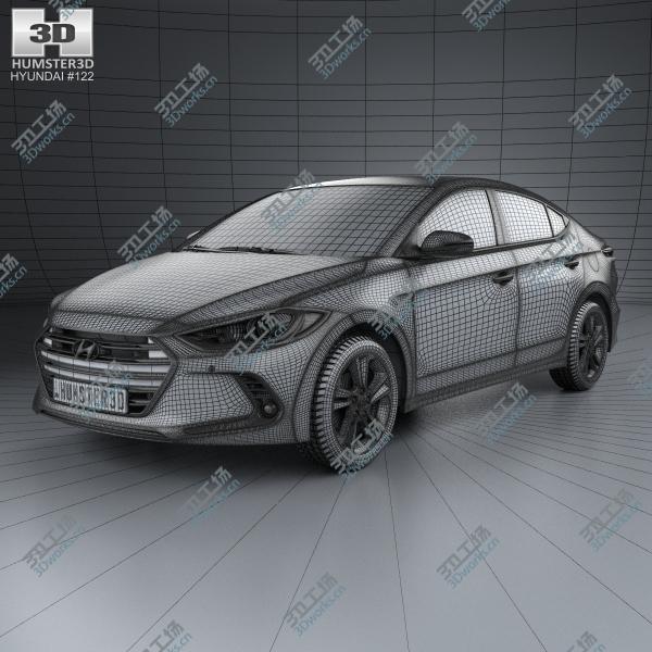 images/goods_img/2021040233/Hyundai Elantra (CN) 2017 3D model/3.jpg
